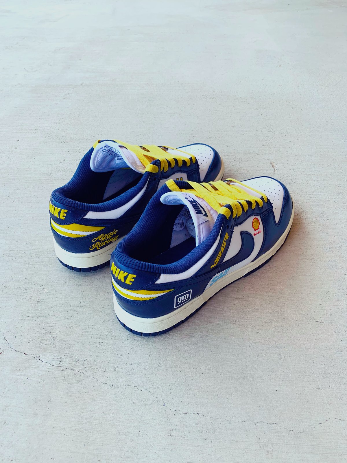 Image of Nike Dunk Low Aggie Racing-Navy/White