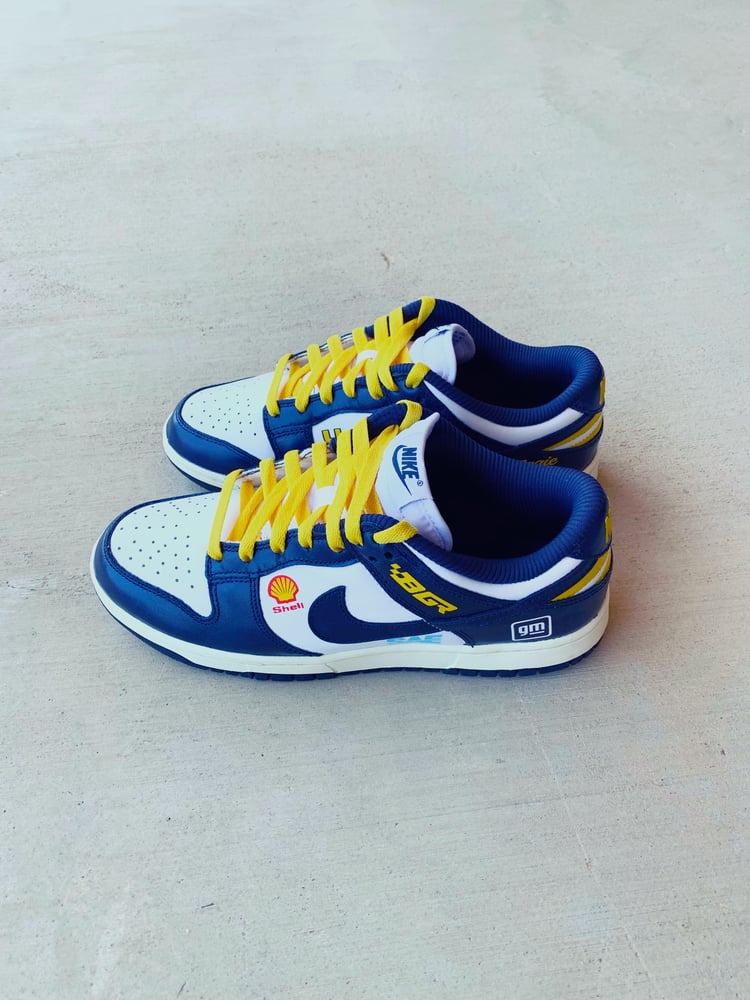 Image of Nike Dunk Low Aggie Racing-Navy/White