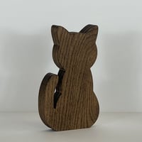 Image 2 of Wooden Cat Silhouette