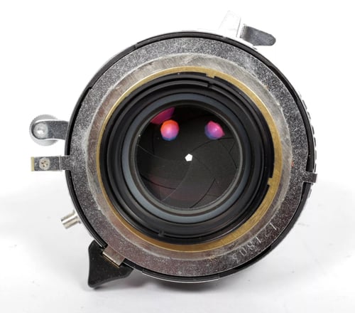 Image of Schneider Symmar S 120mm F5.6 lens in Copal #0 shutter #4547 (700) 