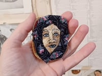 Image 1 of lady from the hills, fabric pin