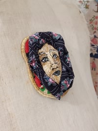 Image 3 of lady from the hills, fabric pin