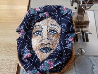 Image 4 of lady from the hills, fabric pin