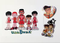 Image of SLAM DUNK ryota miyagi charm button and print