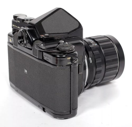 Image of Pentax 67 6X7 camera with TTL metering prism and SMC 75mm F4.5 lens #4554