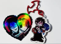 Image of KUROSHITSUJI black butler acrylic charm and sticker