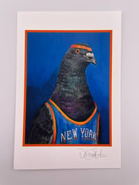 Image 3 of Knicks Pigeon Print