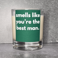 Image 1 of Personalised Best Man Candle