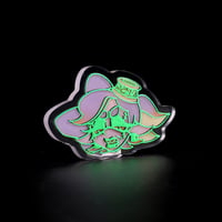 Image 2 of Splatoween Marie foiled acrylic pin