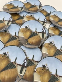 Image 2 of One Piece Capybara Sticker