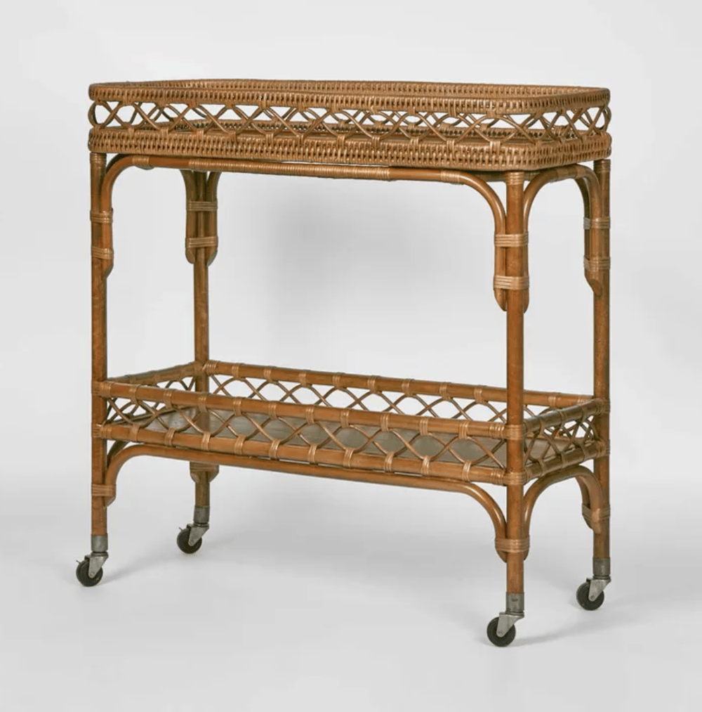 Image of Rattan Bar Cart