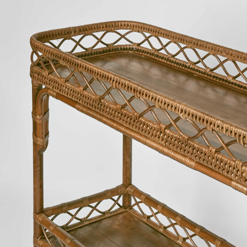 Image of Rattan Bar Cart