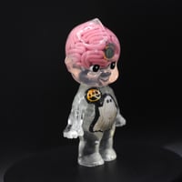 Image 4 of 4.5" Large Third Cat Eye Brain and Ghost Glow in the Dark Halloween Special Double Cast Resin Figure