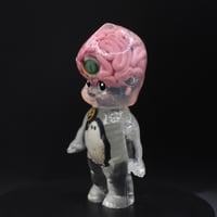 Image 5 of 4.5" Large Third Cat Eye Brain and Ghost Glow in the Dark Halloween Special Double Cast Resin Figure
