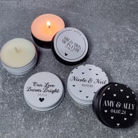 Image 2 of Mini Candle Wedding Favours