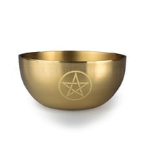 Image 1 of Altar Bowl Witch Pentagram Offering Bowl