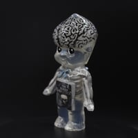 Image 7 of 4.5" Large Glow in the Dark Brain Human Skeleton Halloween Special Double Cast Resin Figure