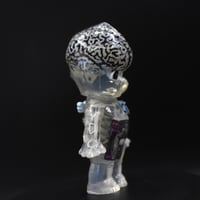 Image 6 of 4.5" Large Glow in the Dark Brain Human Skeleton Halloween Special Double Cast Resin Figure