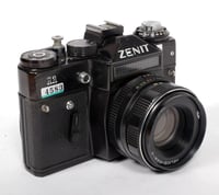 Image 1 of Soviet Zenit 11 35mm SLR Film Camera with 58mm F2 Helios 44m-4 lens TESTED #4583