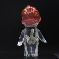 Image 2 of 4.5" Large Snickers Candy Bar Brain and Skeleton Halloween Special Double Cast Resin Figure