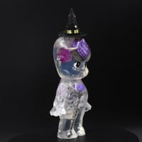 Image 7 of 4.5'' Large Witches Grimore Glow in the Dark Skeleton Halloween Special Double Cast Resin Figure