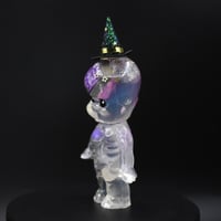Image 8 of 4.5'' Large Witches Grimore Glow in the Dark Skeleton Halloween Special Double Cast Resin Figure