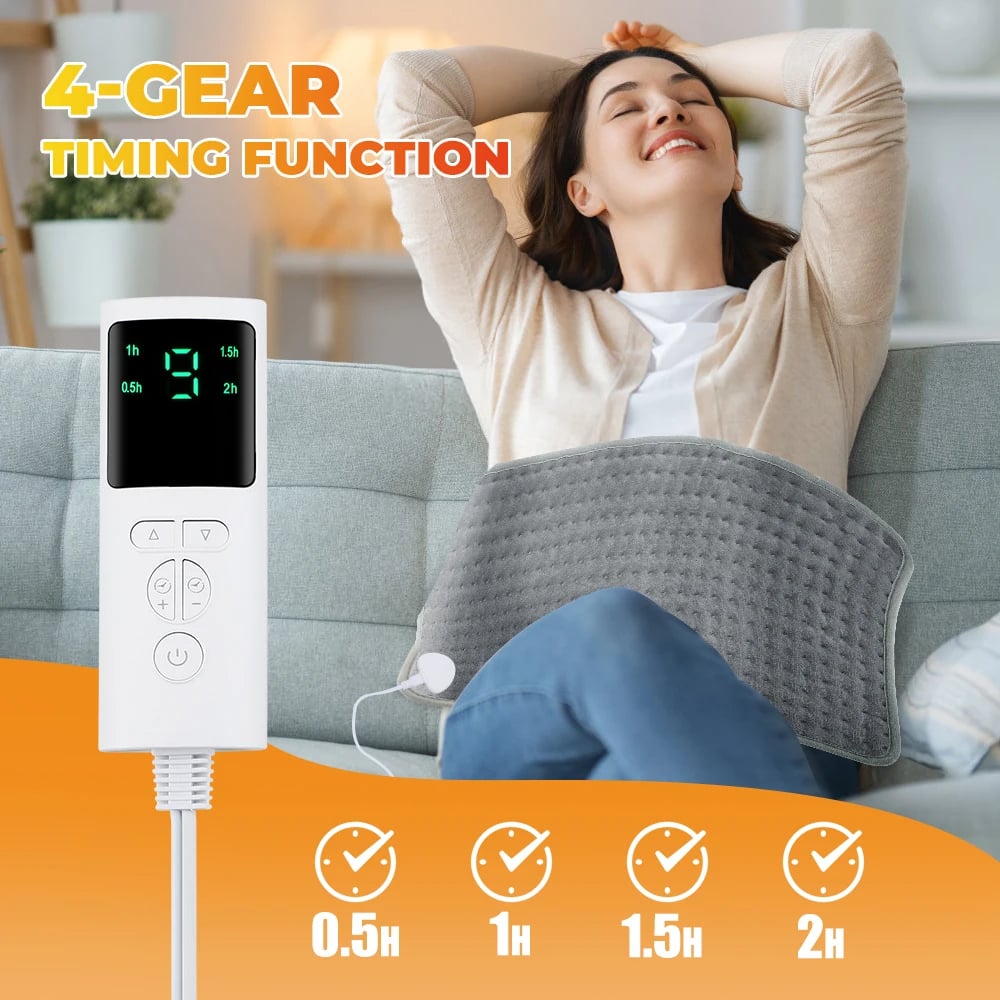 MSL 58x29CM Electric Heating Blanket Mat for Bed Sofa Winter Use