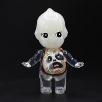 Image 2 of Glow in the Dark Skeleton Ghostface Halloween Special Kilos Kewties 3 inch Double Cast Resin Figure
