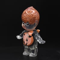 Image 6 of Glow in the Dark Brain Pumpkin Skeleton 3 inch Kilos Kewtie Halloween Special Resin Figure