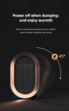 MSL 1200W Electric Heater Portable Desktop Fan Heater
