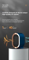 MSL 1200W Electric Heater Portable Desktop Fan Heater