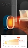 MSL 1200W Electric Heater Portable Desktop Fan Heater
