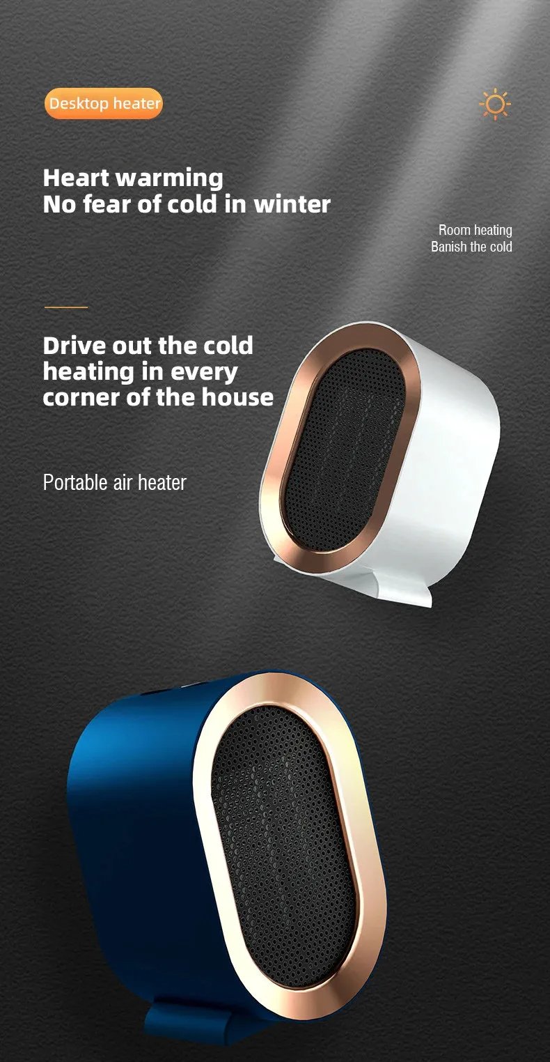 MSL 1200W Electric Heater Portable Desktop Fan Heater