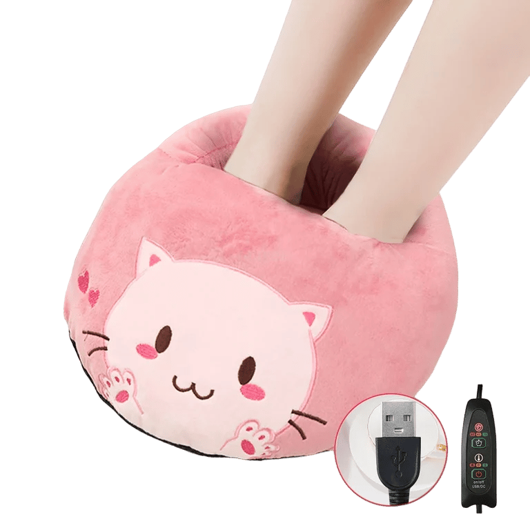 MSL Electric Foot Heater USB Foot Heating Pad with Wearable Foot Warmer