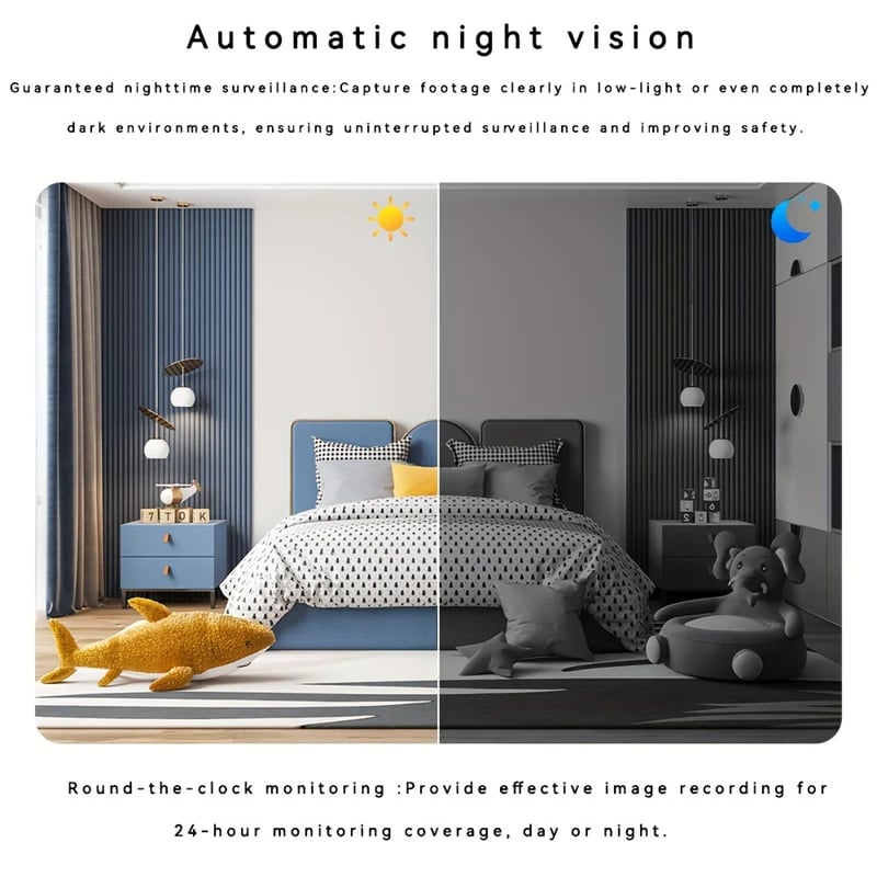 MSL V720 Home Surveillance Camera Wireless WiFi Indoor HD Plug-In