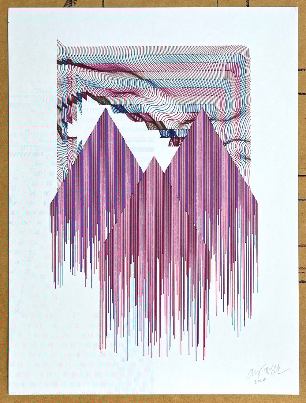 Image of Mountains #1 (9" x 12")