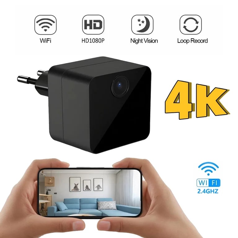 MSL 1080P Mini Wireless WiFi Camera with Night Vision & Motion Detection