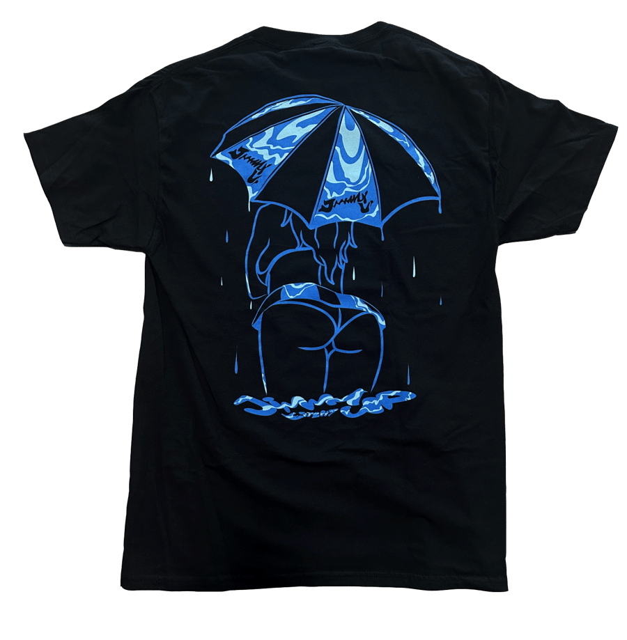 Image of Umbrella Girl Rain Drip Tee (med/3X)