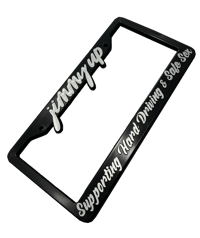 License Plate Frame - Silver