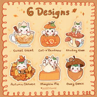 Image 3 of Cozy Pawtumn stickers set