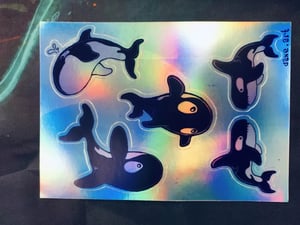 Orca sticker sheet