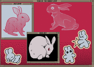 Year of the Rabbit sticker sheet