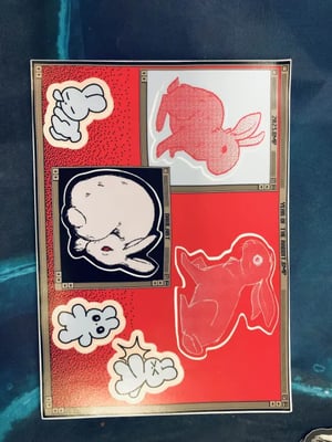 Year of the Rabbit sticker sheet