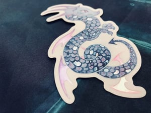 Blue dragon sticker