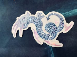 Blue dragon sticker