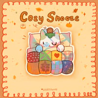 Image 2 of Cozy Pawtumn stickers set