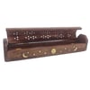 Wooden Sun, Moon and Star Coffin Box