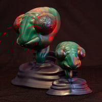 Image 1 of Insectoid Extraterrestrial, Hand Painted, 3D Sculpted Alien Bust