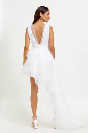 Image of Lola Dress. White Tulle. By Lexi Clothing Australia.