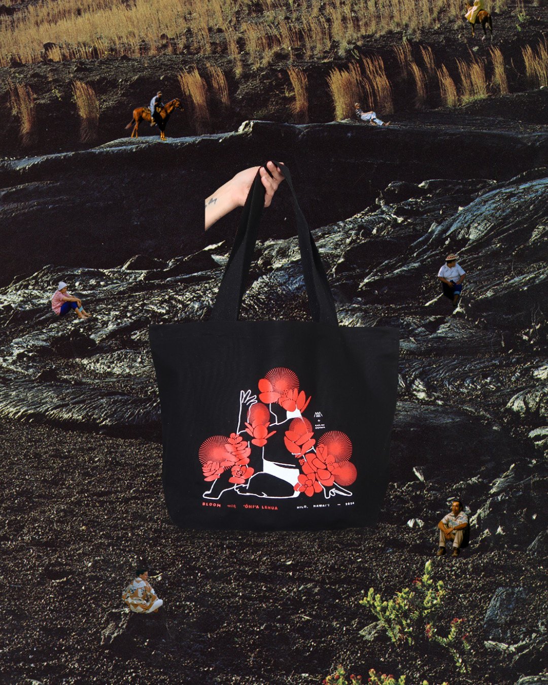 Image of Bloom With 'Ōhi'a Lehua Tote